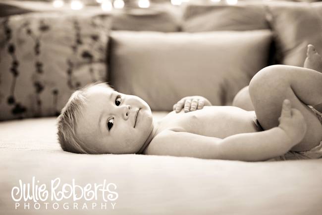 The Poston Family - Knox at 9 months, Julie Roberts Photography