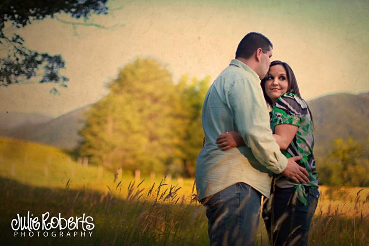 Cynthia + Andy = Engaged!  (Knoxville, Sevier County, Cades Cove, Engagement Photography), Julie Roberts Photography