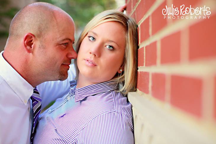 Ashley & Ray  - Downtown Knoxville - Engagement Photos, Julie Roberts Photography