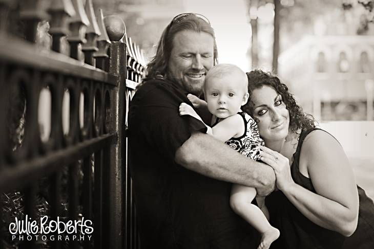 Merv, Kara, & Delana Pritchard - Knoxville - East Tennessee - Baby & Family Portraits, Julie Roberts Photography