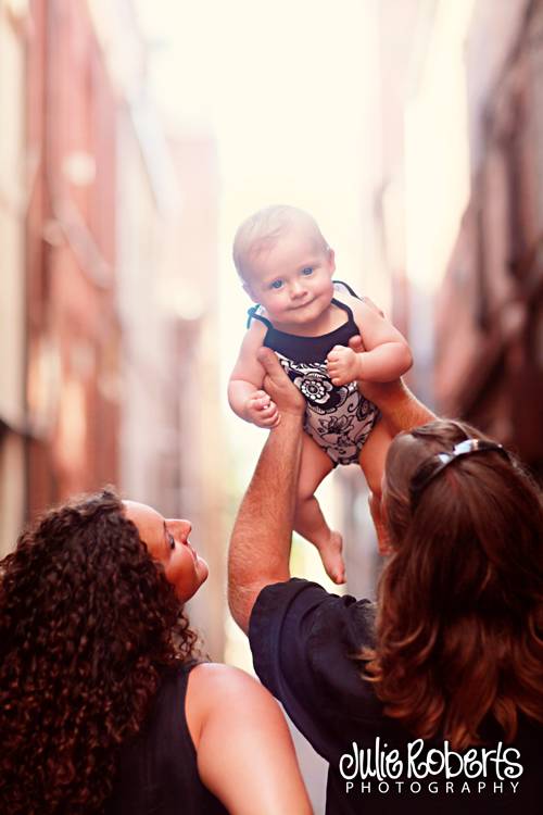 Merv, Kara, & Delana Pritchard - Knoxville - East Tennessee - Baby & Family Portraits, Julie Roberts Photography