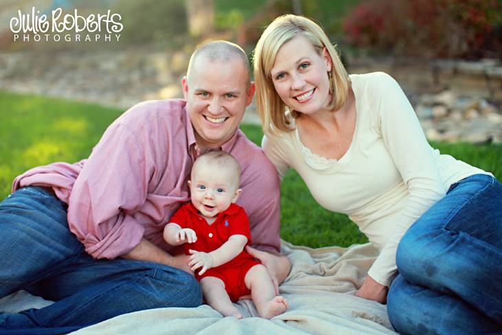 The Davenport Family - Christmas Portraits - Knoxville, TN, Julie Roberts Photography