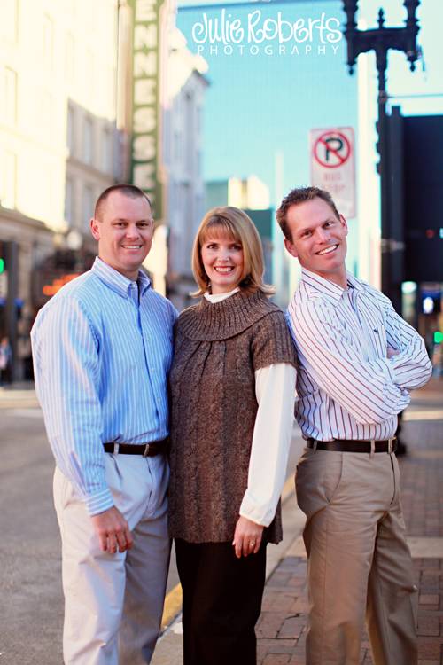 Larry, Christy, and Michael Headla, Julie Roberts Photography