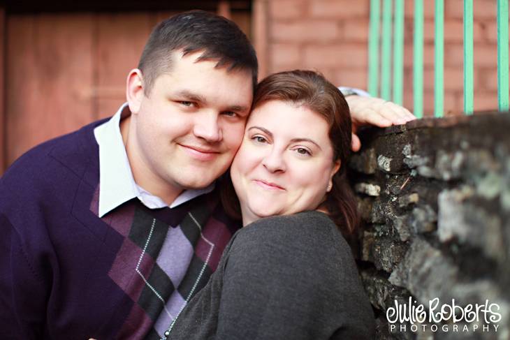 Merry Christmas from Brett, Becca, and Fritz Allen Boren, Julie Roberts Photography