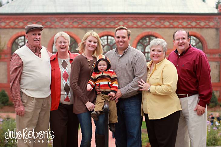 The Poston Family at The Biltmore in Asheville, TN, Julie Roberts Photography
