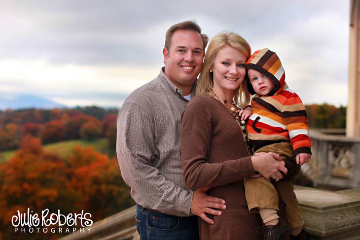 The Poston Family at The Biltmore in Asheville, TN, Julie Roberts Photography