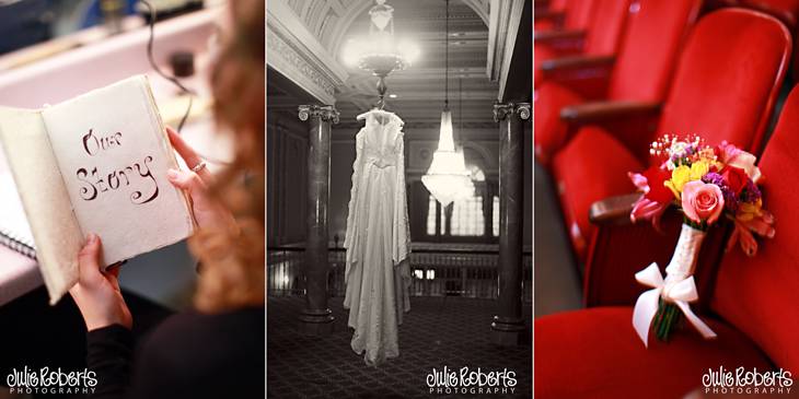 Jessica Elroy and Clayton Reavis - Wedding Photography - The Tivoli Theatre, Chattanooga, TN, Julie Roberts Photography