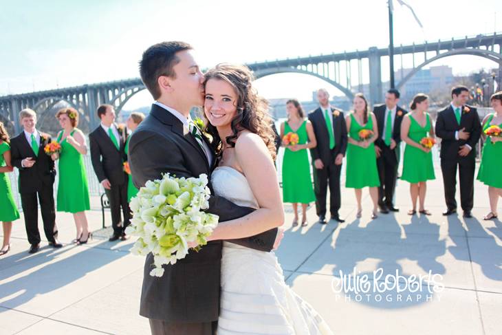 Melissa Crump and David Dandurand are married!  Knoxville Wedding Photography, Julie Roberts Photography