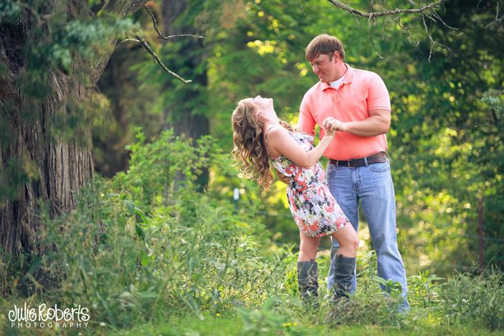 Megan and Jordan are Engaged!!  :: Knoxville Farm, Julie Roberts Photography