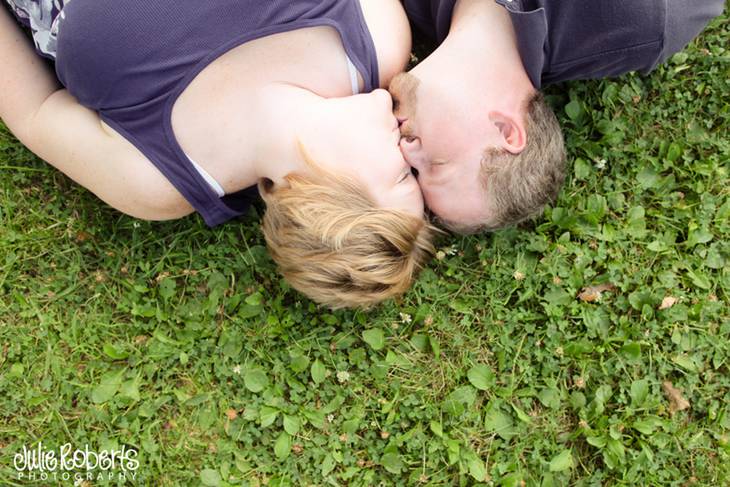 She held her heart when she showed me the ring :: Greta and Aaron, Julie Roberts Photography