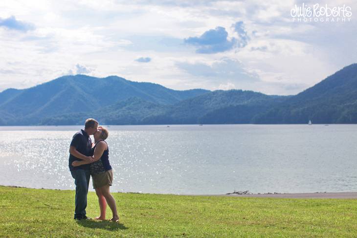 She held her heart when she showed me the ring :: Greta and Aaron, Julie Roberts Photography