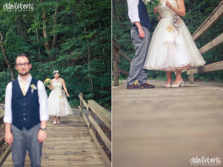 Stephanie Dowdy and Michael Davis :: The Lily Barn, Townsend, Tennessee, Julie Roberts Photography