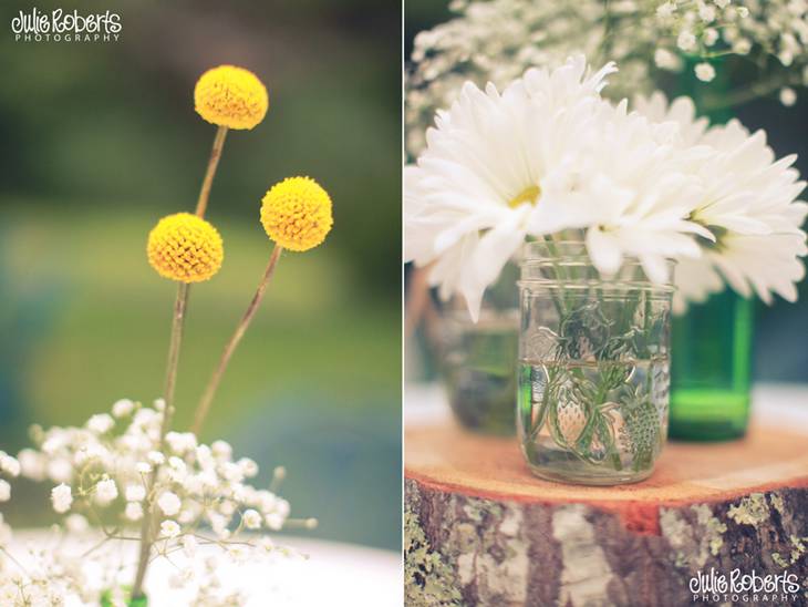 Stephanie Dowdy and Michael Davis :: The Lily Barn, Townsend, Tennessee, Julie Roberts Photography