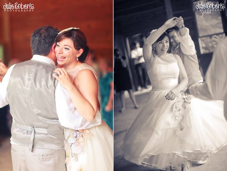 Stephanie Dowdy and Michael Davis :: The Lily Barn, Townsend, Tennessee, Julie Roberts Photography