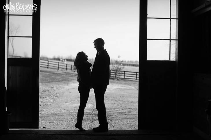 Cortney and James :: Engaged :: Lexington Photography, Julie Roberts Photography