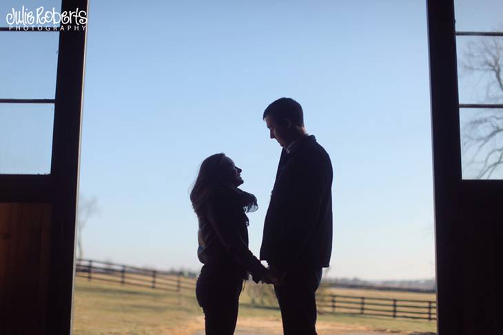 Cortney and James :: Engaged :: Lexington Photography, Julie Roberts Photography