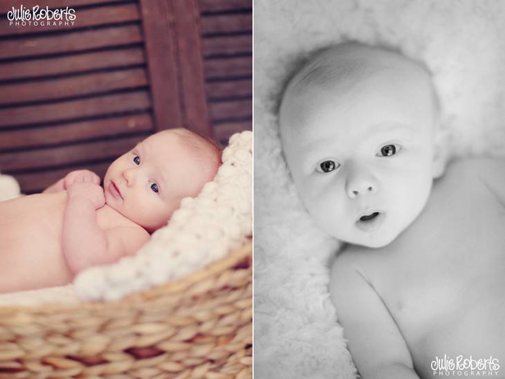 Gray Thomas :: Three Months Old :: Lexington Baby Photography, Julie Roberts Photography