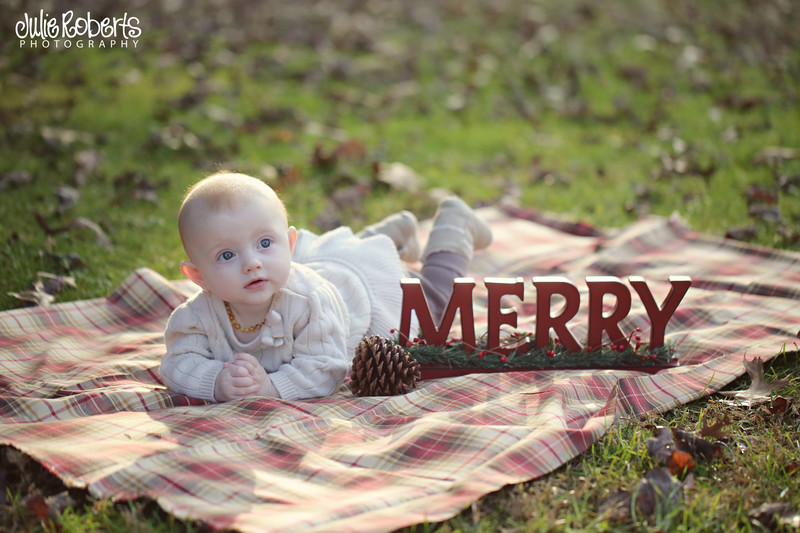 The holidays with baby Eleanor ... And Merry Christmas!, Julie Roberts Photography