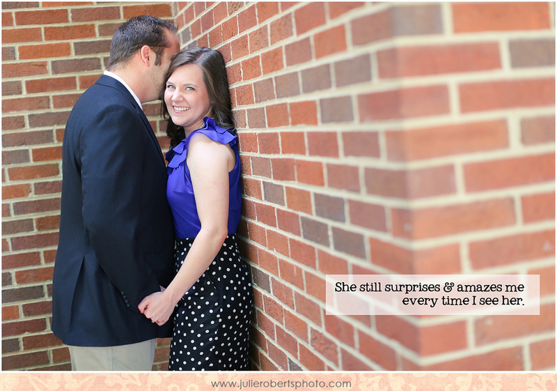 Beth and Adam - Knoxville Engagement Photos - University of Tennessee - The Hill, Julie Roberts Photography