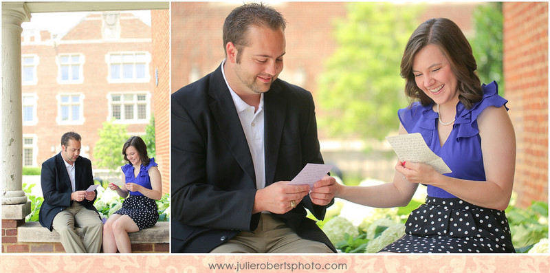 Beth and Adam - Knoxville Engagement Photos - University of Tennessee - The Hill, Julie Roberts Photography