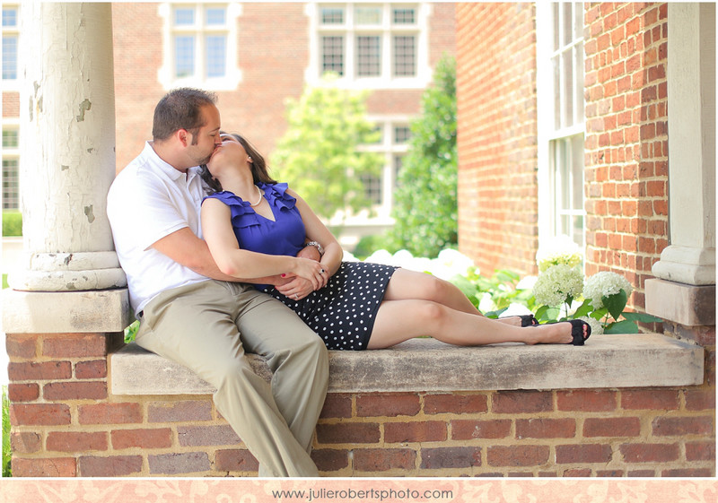 Beth and Adam - Knoxville Engagement Photos - University of Tennessee - The Hill, Julie Roberts Photography