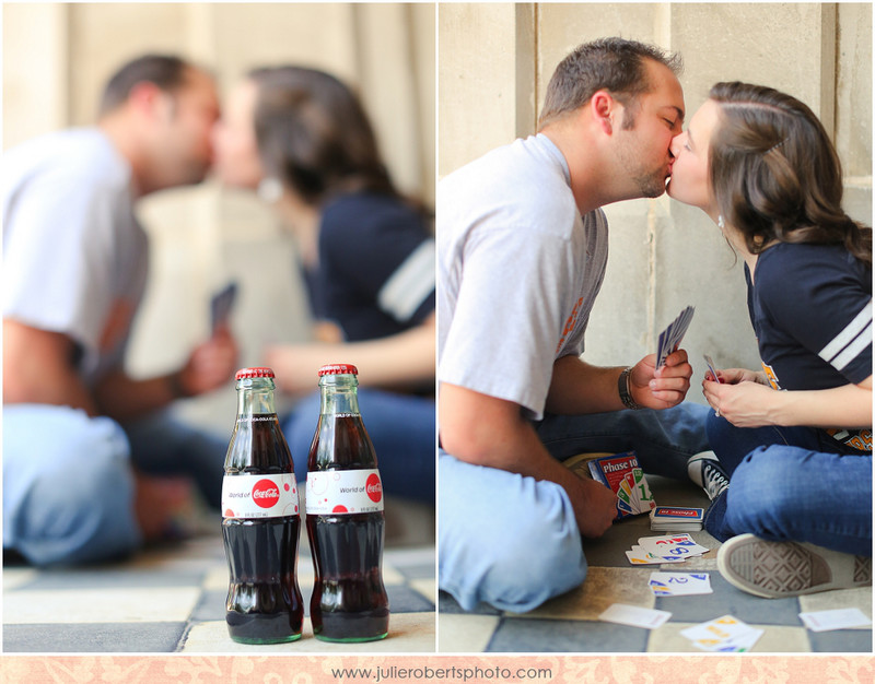 Beth and Adam - Knoxville Engagement Photos - University of Tennessee - The Hill, Julie Roberts Photography