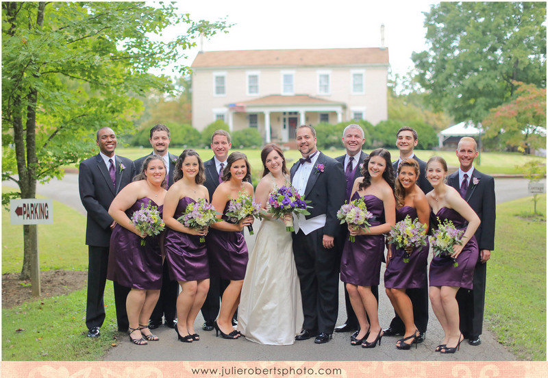 Beth Sanders and Adam Tuesburg - Married!!!  Maple Grove Inn Wedding, Knoxville TN, Julie Roberts Photography