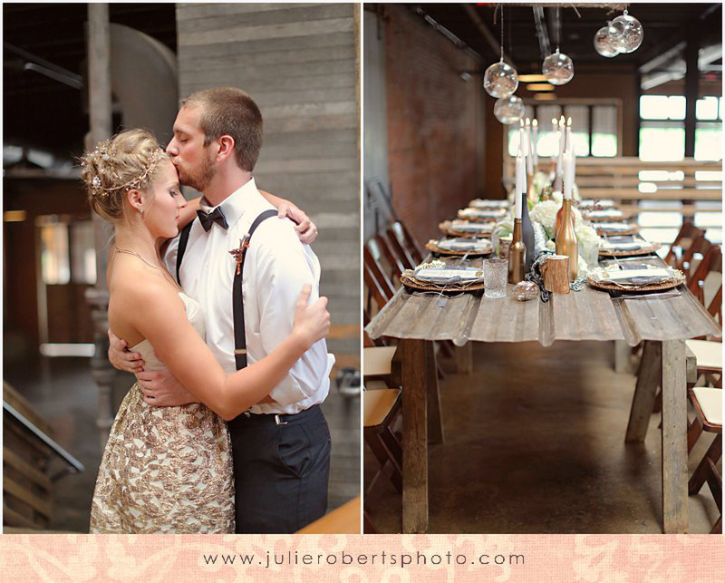 Rustic, Industrial Styled Shoot at The Standard, Knoxville Tennessee, Julie Roberts Photography