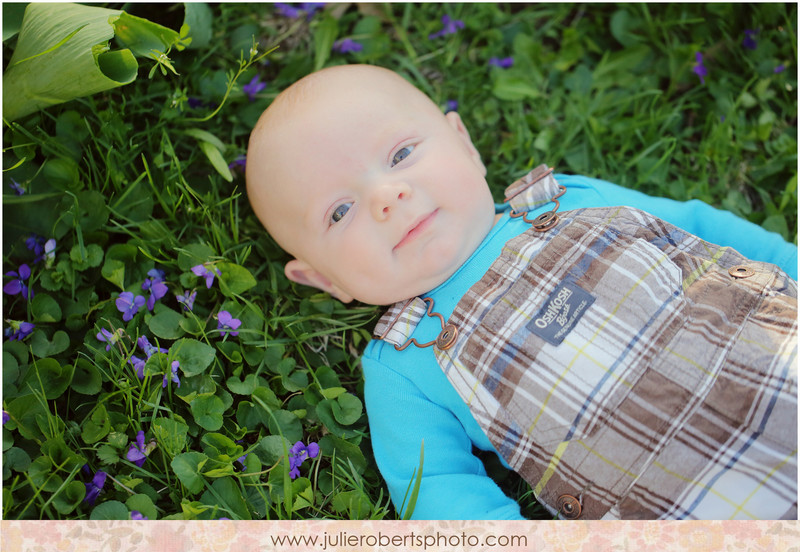 Baby August is SIX months old!, Julie Roberts Photography