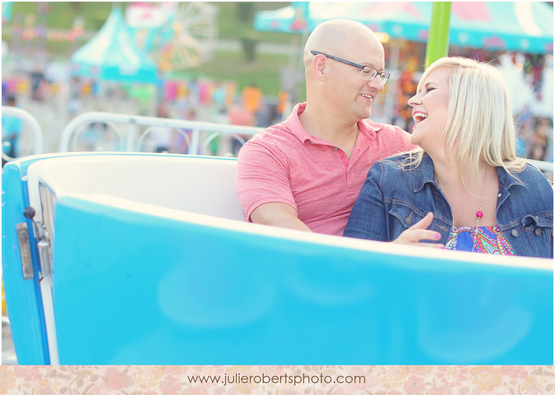 Tiffany & Norton - engagement at the Tennessee Valley Fair in Knoxville, Julie Roberts Photography