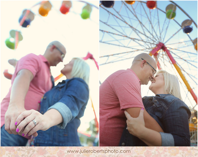 Tiffany & Norton - engagement at the Tennessee Valley Fair in Knoxville, Julie Roberts Photography