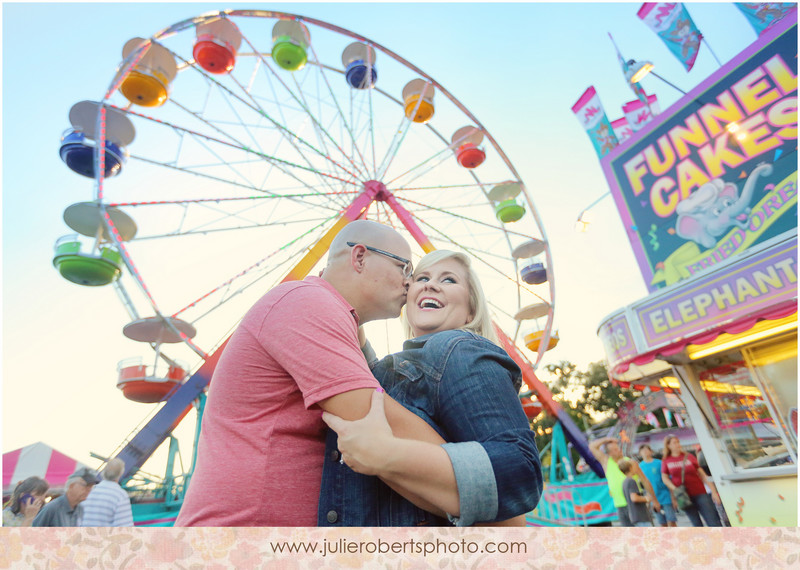 Tiffany & Norton - engagement at the Tennessee Valley Fair in Knoxville, Julie Roberts Photography