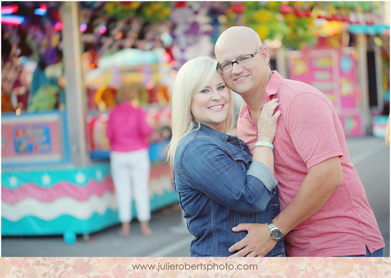 Tiffany & Norton - engagement at the Tennessee Valley Fair in Knoxville, Julie Roberts Photography