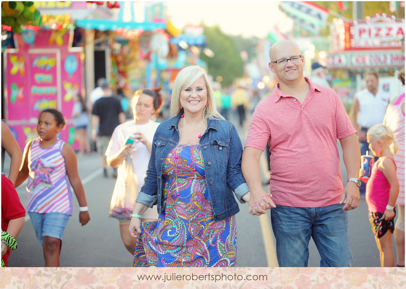 Tiffany & Norton - engagement at the Tennessee Valley Fair in Knoxville, Julie Roberts Photography