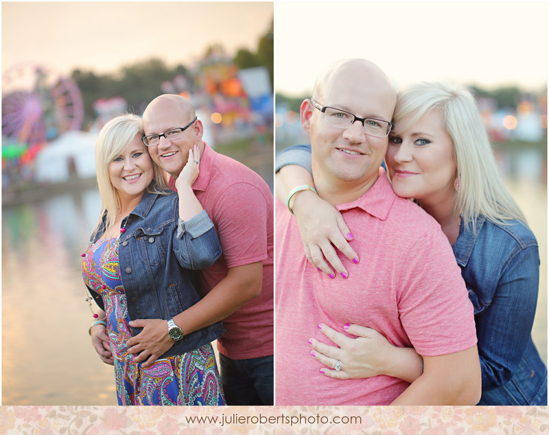 Tiffany & Norton - engagement at the Tennessee Valley Fair in Knoxville, Julie Roberts Photography