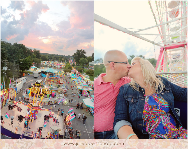 Tiffany & Norton - engagement at the Tennessee Valley Fair in Knoxville, Julie Roberts Photography