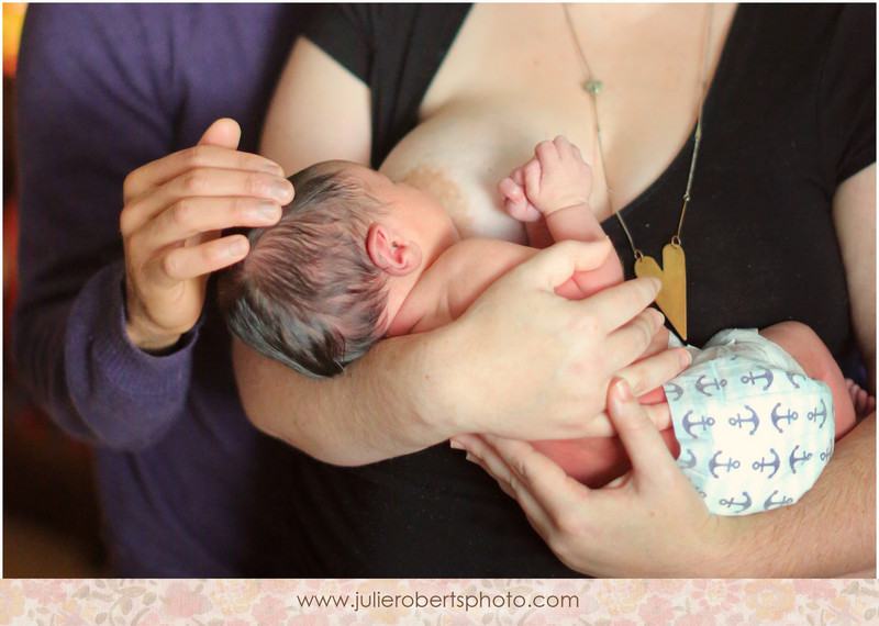 How to welcome a brand new baby to the world - an interview with Paige Hankla, Julie Roberts Photography