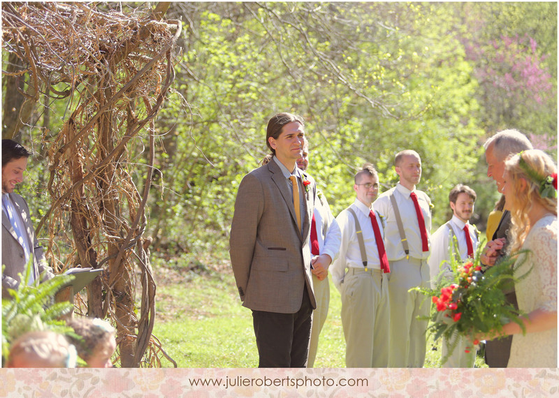 Olivia Wood and Justin Mertz - A perfectly home made southern spring wedding in Knoxville, Tennessee, Julie Roberts Photography