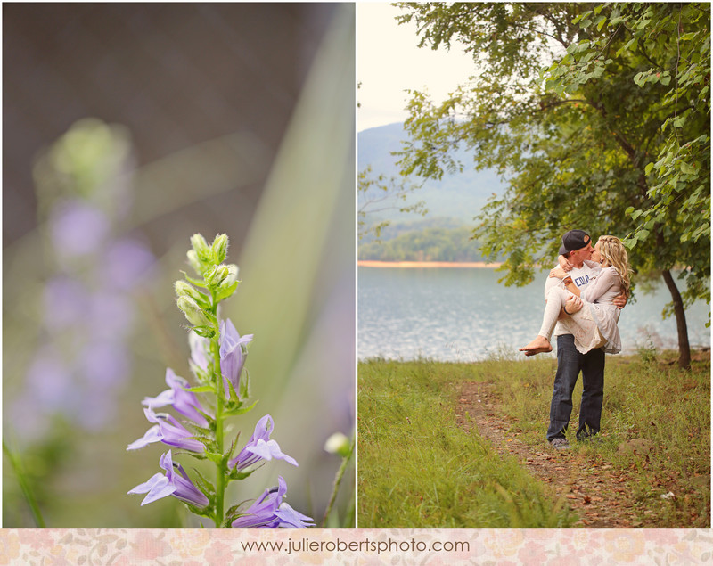 Carol & Brad are getting married!  Tennessee Engagement Session, Holston Dam, Bristol Rhythm & Roots, Julie Roberts Photography