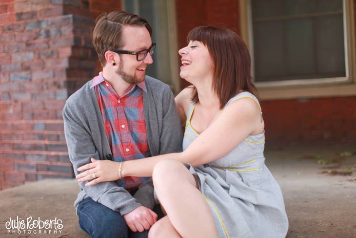 Stephanie Dowdy &amp; Michael Davis :: Engagement Session :: Knoxville, TN, Julie Roberts Photography