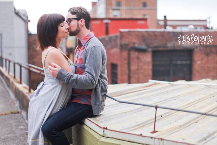 Stephanie Dowdy &amp; Michael Davis :: Engagement Session :: Knoxville, TN, Julie Roberts Photography