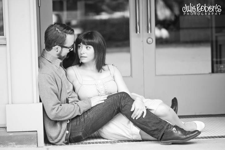 Stephanie Dowdy &amp; Michael Davis :: Engagement Session :: Knoxville, TN, Julie Roberts Photography